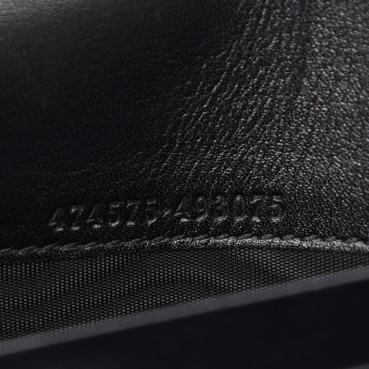 Calfskin Matelasse GG Marmont Chain Wallet Black