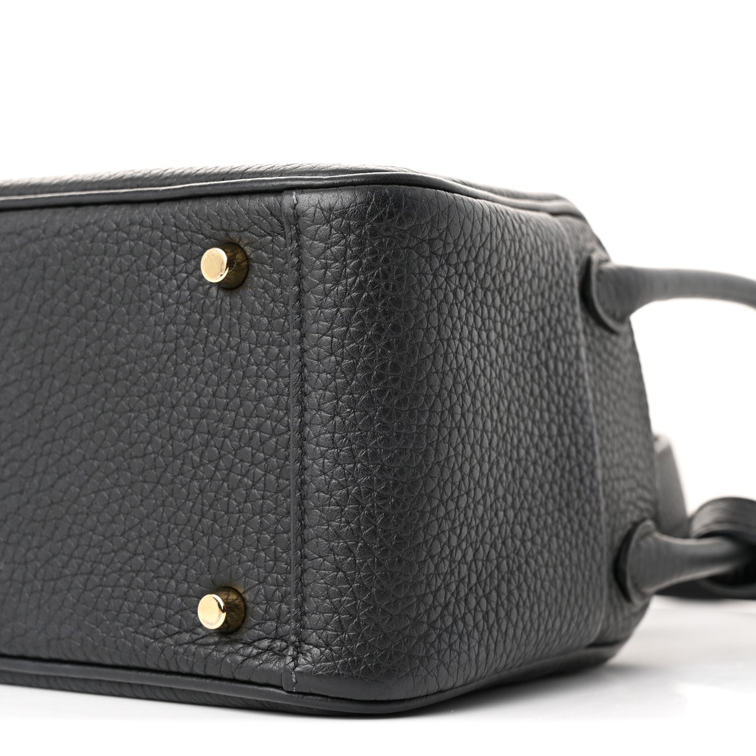 Hermes Taurillon Clemence Mini Lindy 20 Black 10 of 11