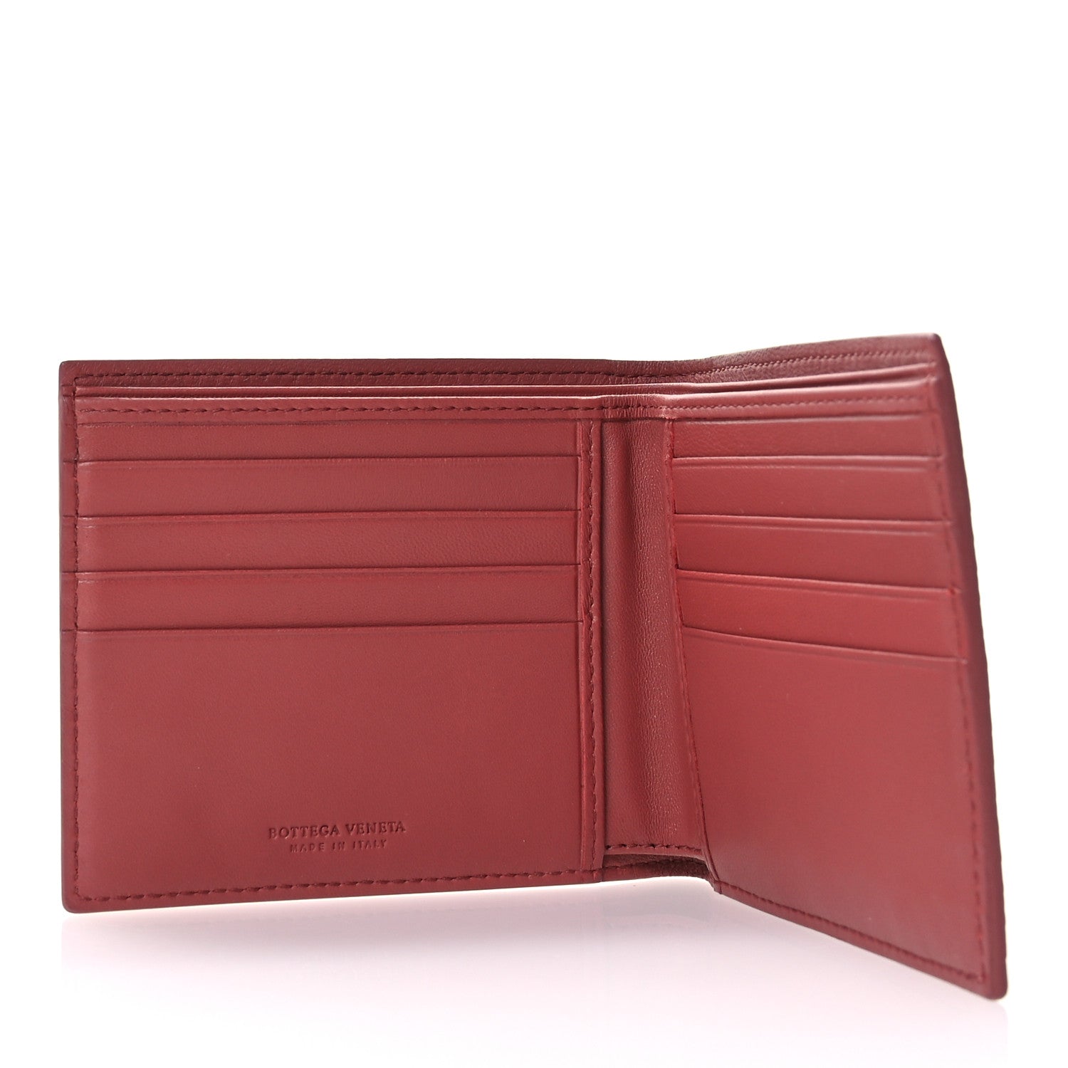 Bottega Veneta Lizard Bi-Fold Wallet Pink 5 of 6