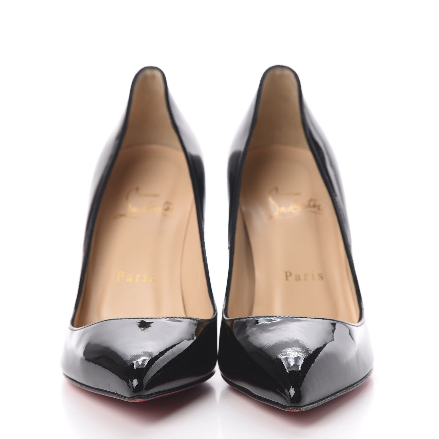 Christian Louboutin Patent Pigalle 85 Pumps 36 Black 2 of 11