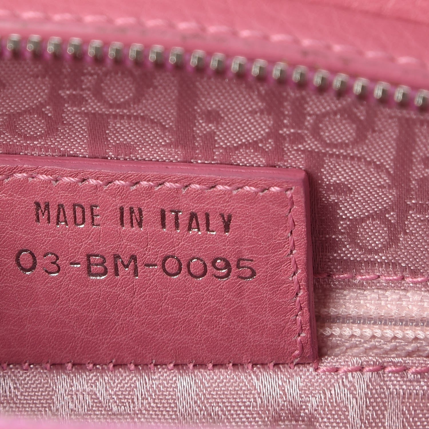 Christian Dior Calfskin Small Butterfly Detective Satchel Pink 7 of 12