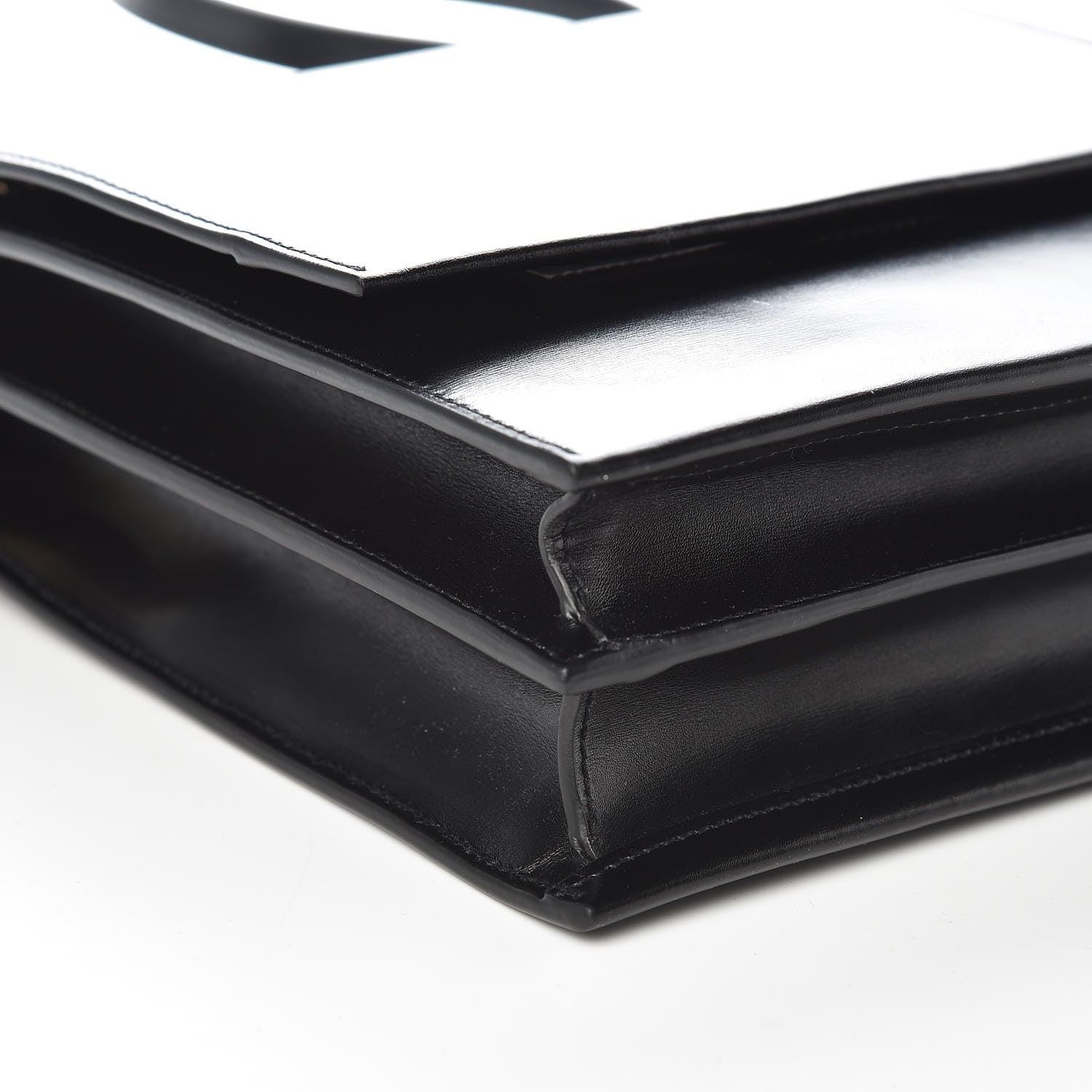Saint Laurent Calfskin Sao Shoulder Bag Black 5 of 8