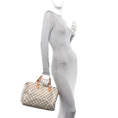 Louis Vuitton Damier Azur Speedy 30 2 of 13