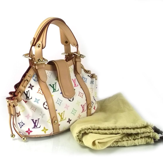 Monogram Multicolor Theda GM White