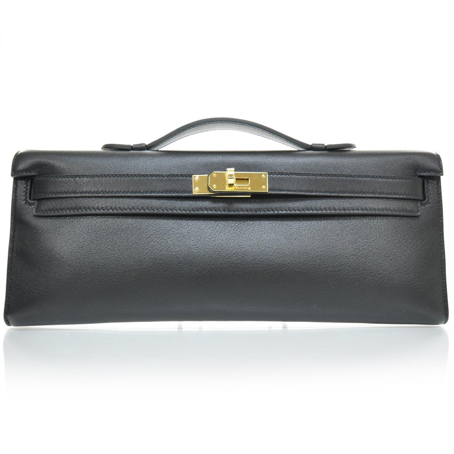 Swift Kelly Cut Clutch Pochette Black