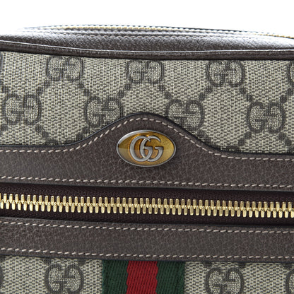 Gucci GG Supreme Monogram Web Small Ophidia Belt Bag 85 34 Dark Brown 11 of 12