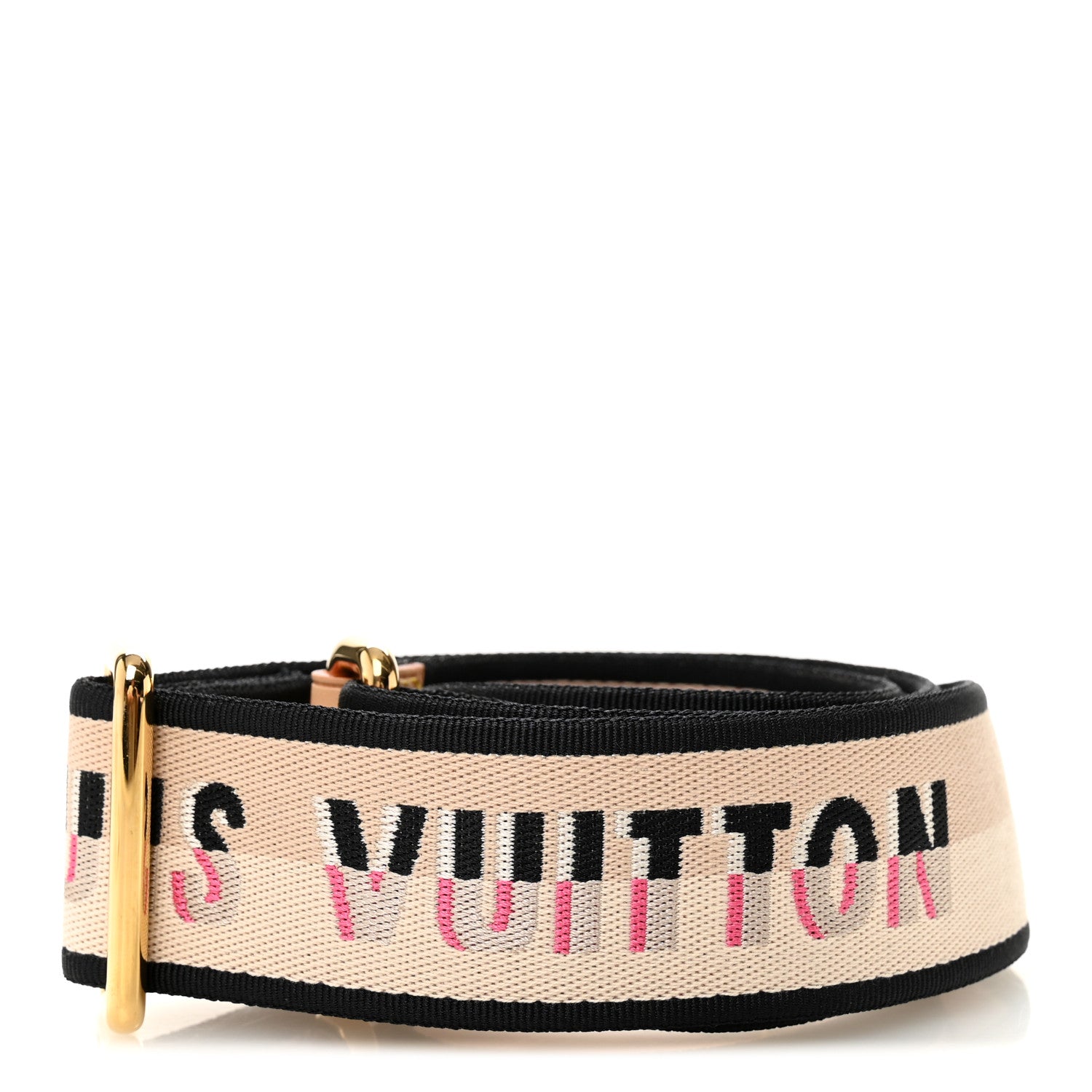 Louis Vuitton Jacquard Speedy Bandouliere 20 Shoulder Strap Black 2 of 3