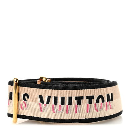 Louis Vuitton Jacquard Speedy Bandouliere 20 Shoulder Strap Black 2 of 3