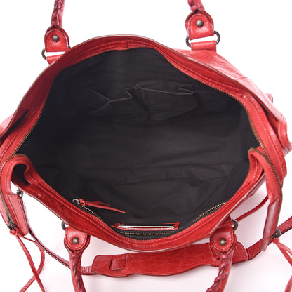 Balenciaga Agneau Classic Hardware City Rouge Cardinal 5 of 11