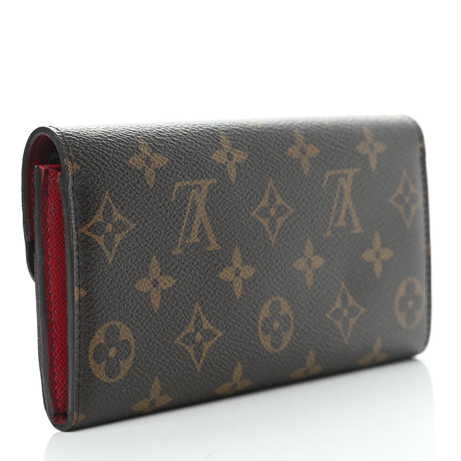 Louis Vuitton Monogram Emilie Wallet Rouge 2 of 9