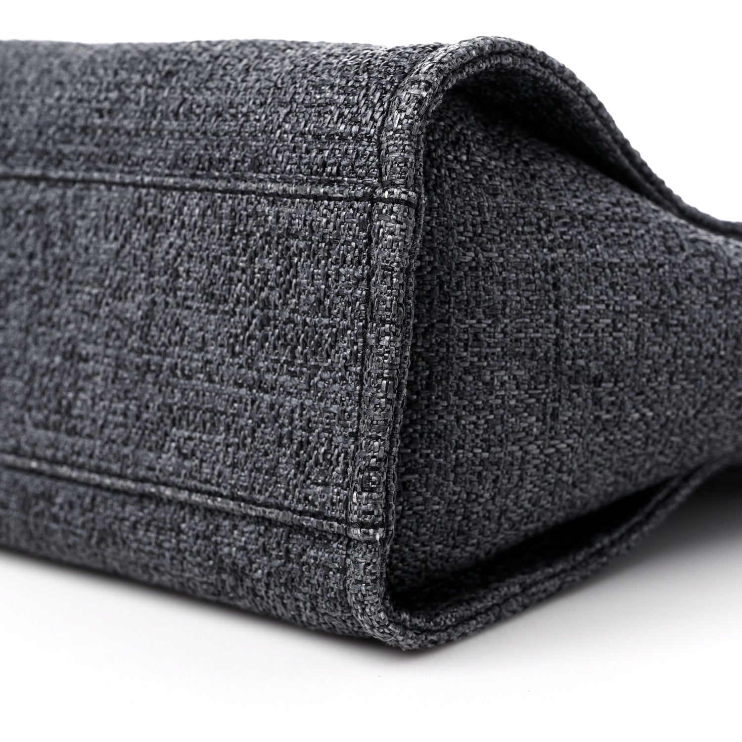 Chanel Lurex Boucle Small Deauville Tote Black 9 of 10
