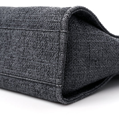 Chanel Lurex Boucle Small Deauville Tote Black 9 of 10