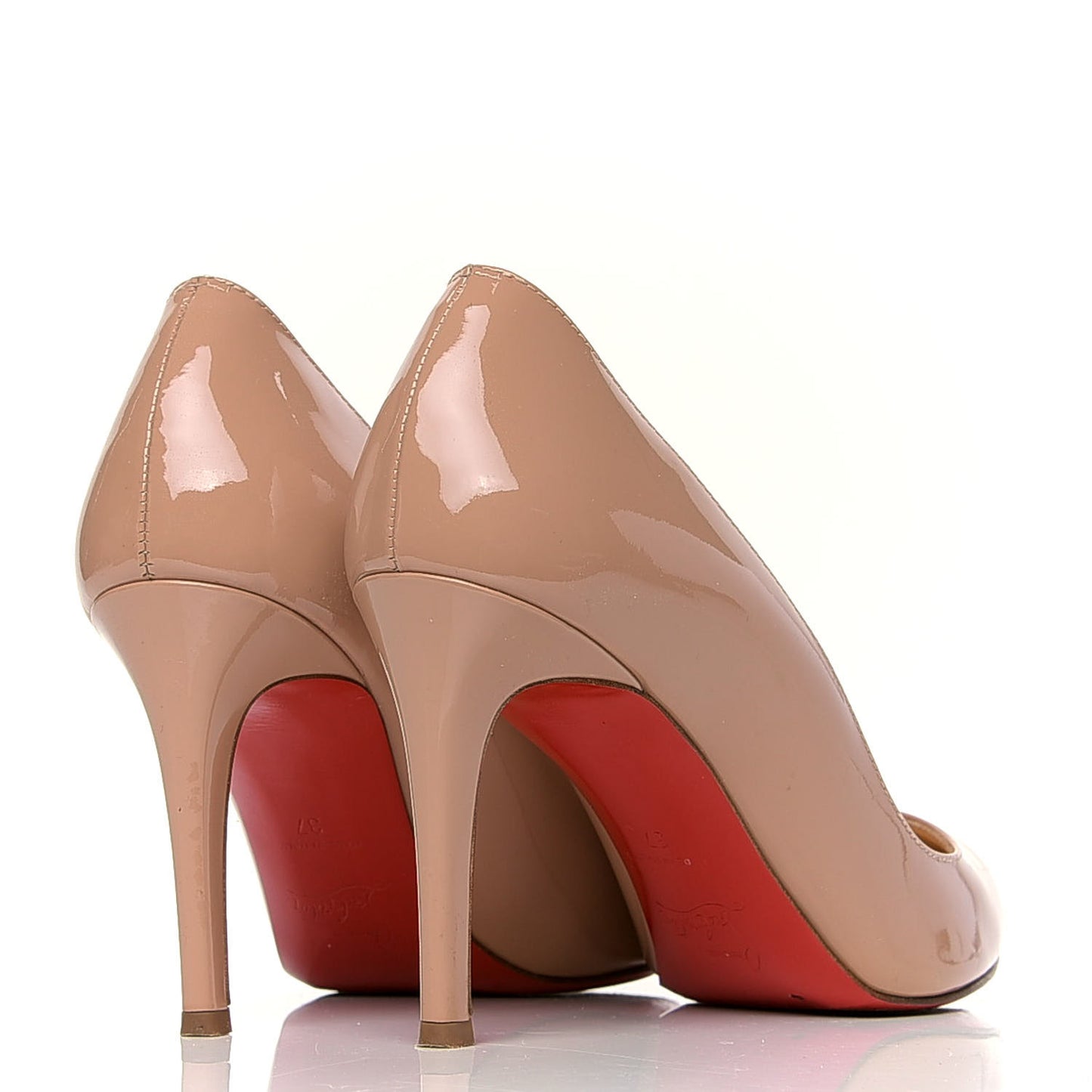 Patent Calf Pigalle 85 Pumps 37 Nude