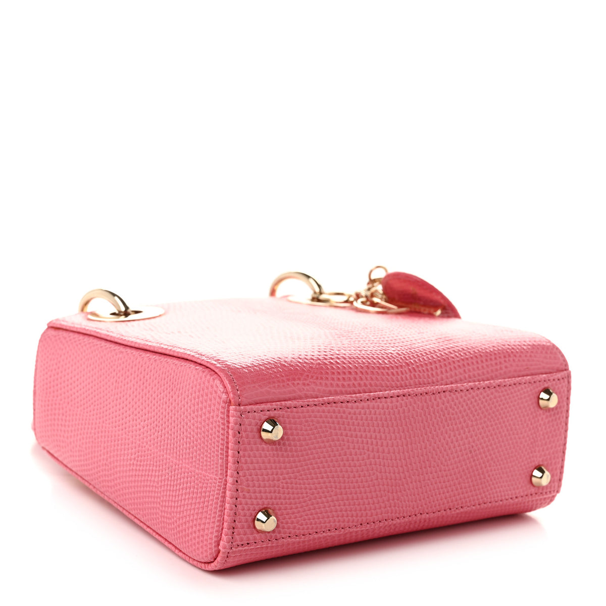 Christian Dior Lizard Mini Lady Dior Pink 4 of 11