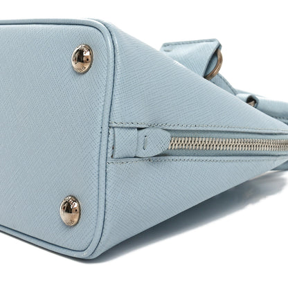 Prada Saffiano Lux Small Promenade Tote Lago 9 of 9