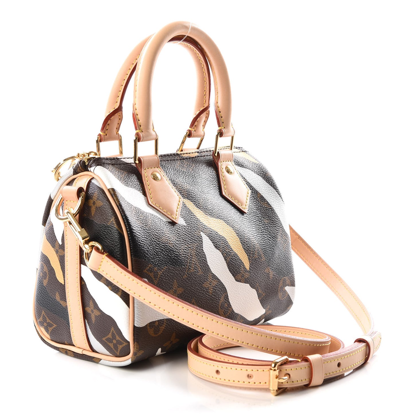 X LOL Monogram Speedy BB Gold Silver