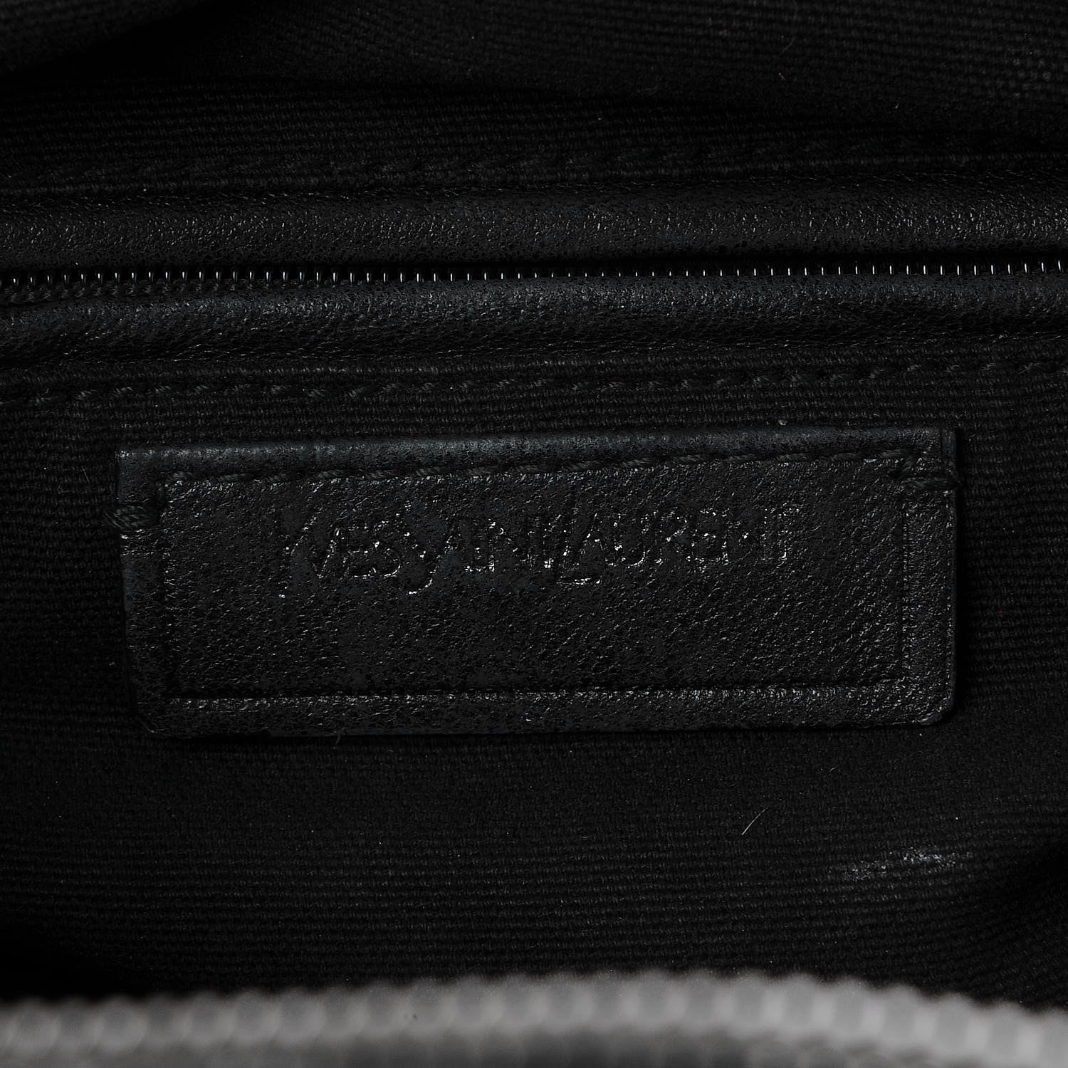 Saint Laurent Chevre Large Rock Stud Easy Y Black 6 of 7