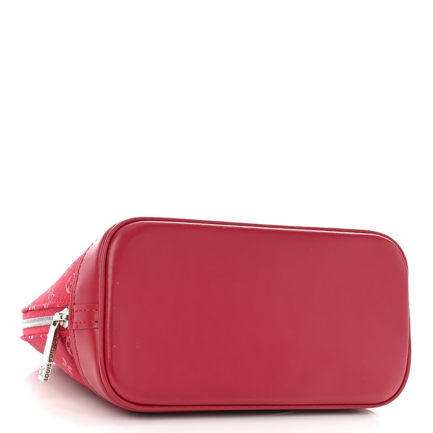 Louis Vuitton Satin Monogram Little Alma Rouge 4 of 9