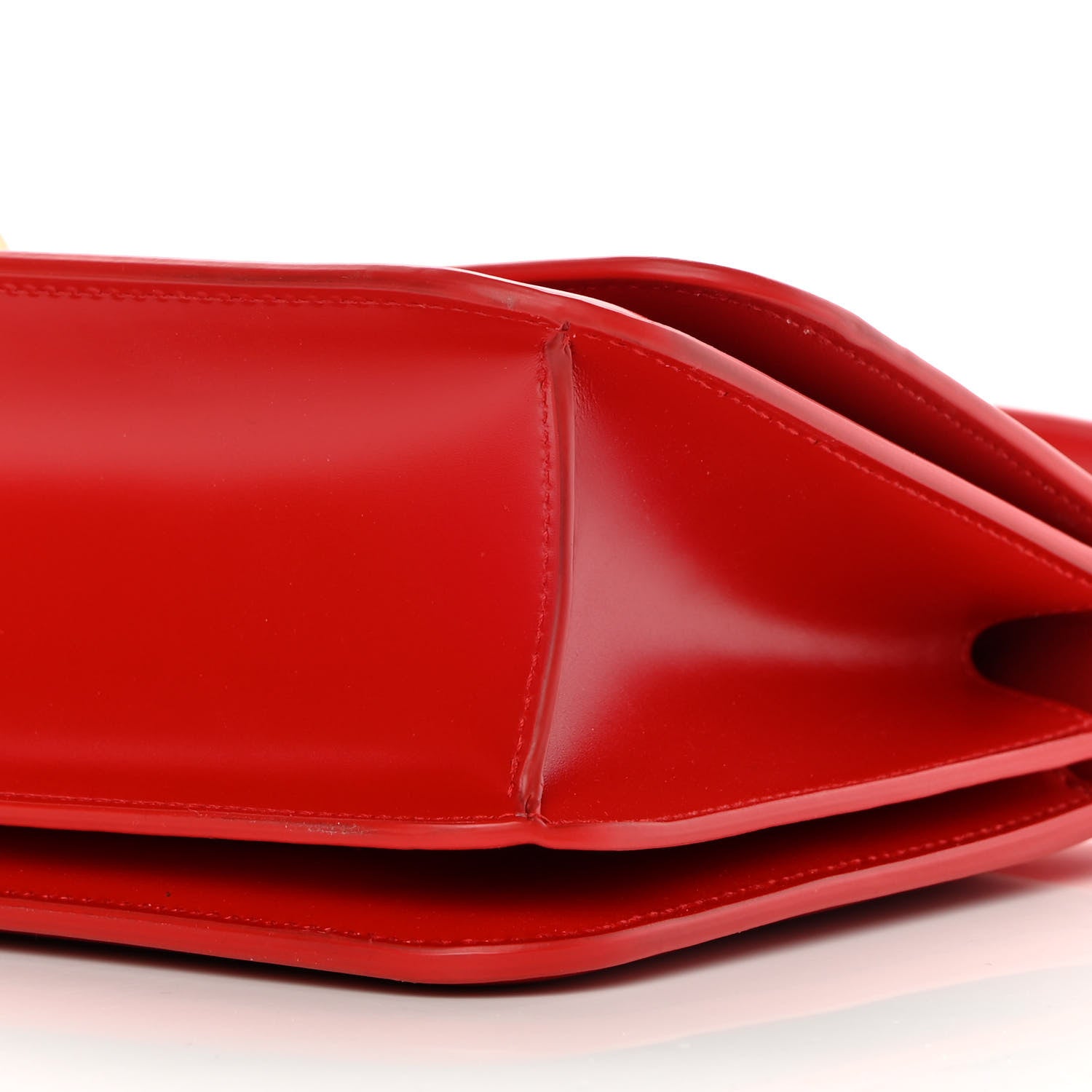 Bottega Veneta Spazzolato Calfskin Classic BV Classic Bag Bright Red 9 of 12