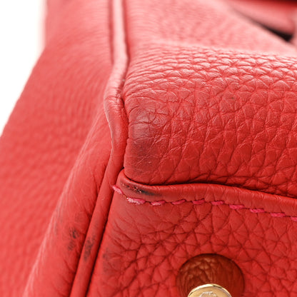 Hermes Togo Kelly Retourne 35 Rouge Casaque 12 of 13