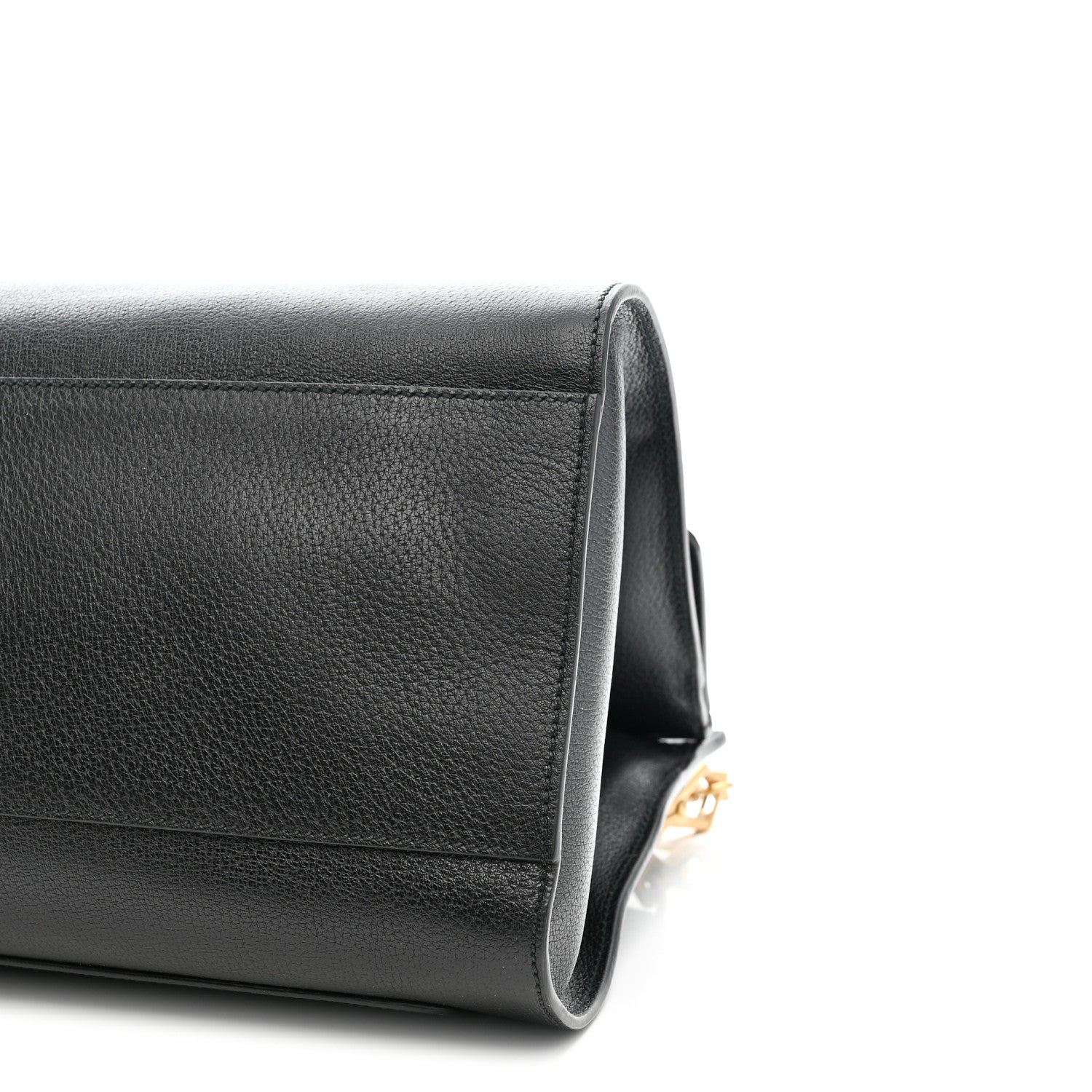 Gucci Grained Calfskin Web Crystal Butterfly Stripe Large Totem Top Handle Bag Black 11 of 11