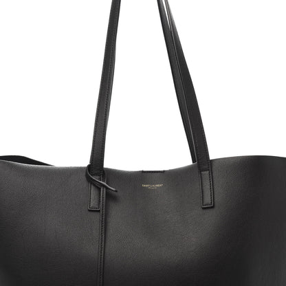 Saint Laurent Calfskin Large Shopping Tote Black 12 of 13