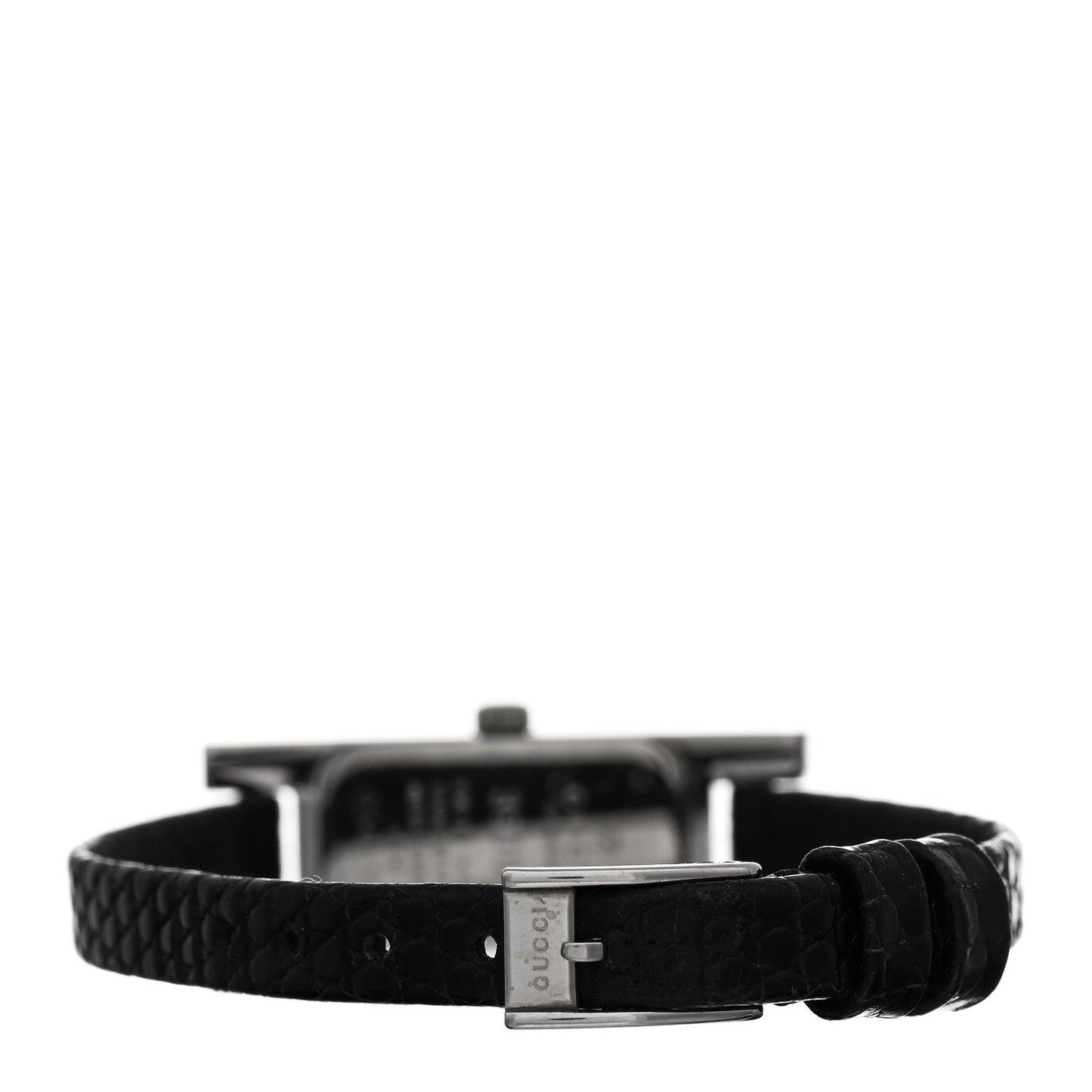 Stainless Steel Lizard 12mm 3900L Quartz Watch Black