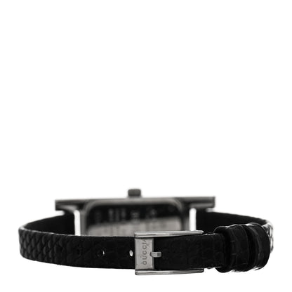 Gucci Stainless Steel Lizard 12mm 3900L Quartz Watch Black 3 of 5