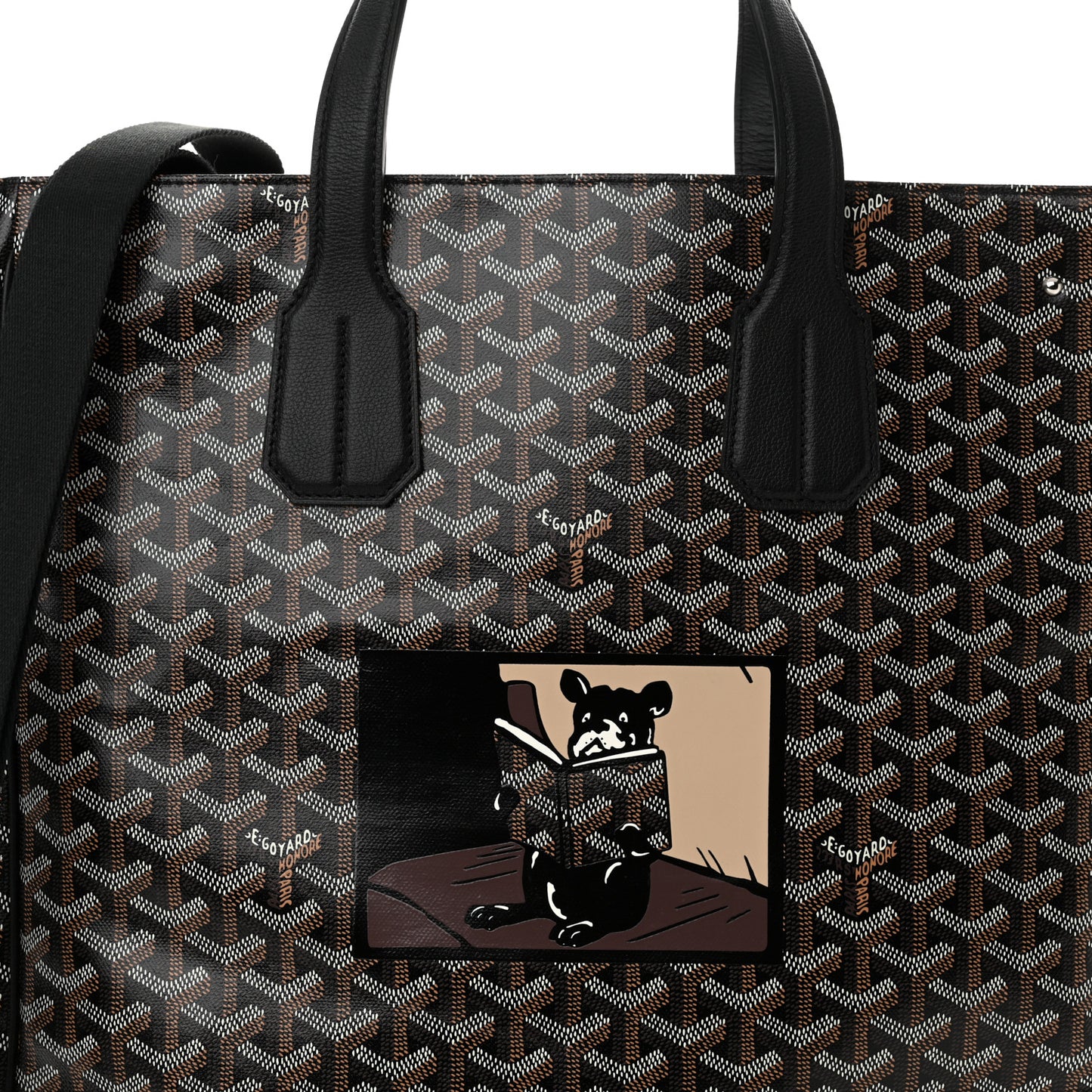 Goyardine Voltaire III Tote Black