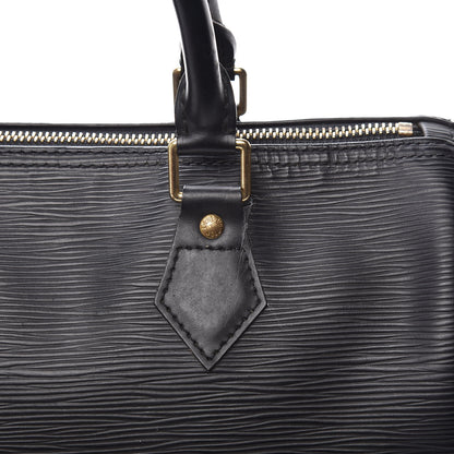 Louis Vuitton Epi Speedy 25 Black 15 of 19