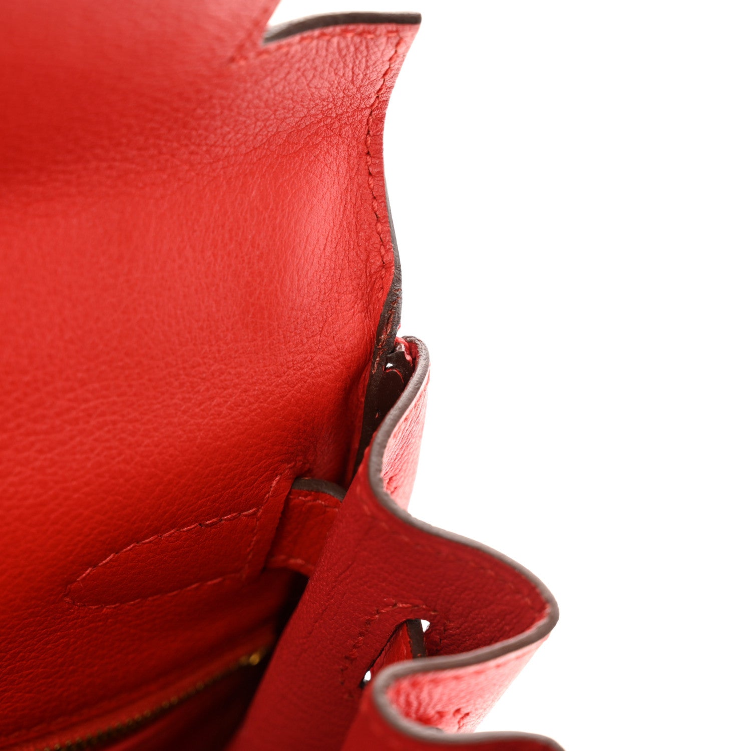 Hermes Evercolor Kelly Retourne 28 Rouge Tomate 11 of 12