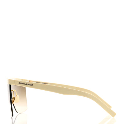 Saint Laurent SL 537 Mask Sunglasses White 3 of 7