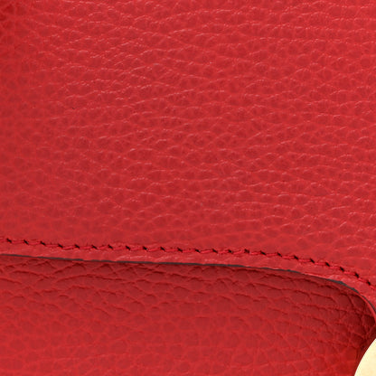 Gucci Dollar Calfskin Interlocking G Shoulder Bag Red 8 of 12