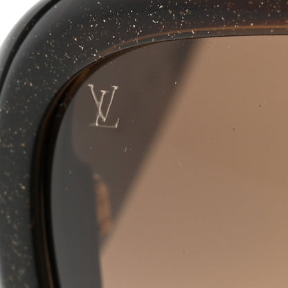Louis Vuitton Acetate Obsession GM Sunglasses Z0459E Brown Glitter 7 of 8