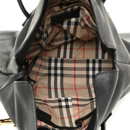 Burberry London Grainy Calfskin Medium Baynard Tote Black 5 of 19