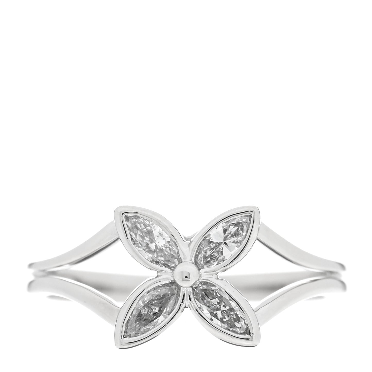 Platinum Diamond Victoria Ring 49 5