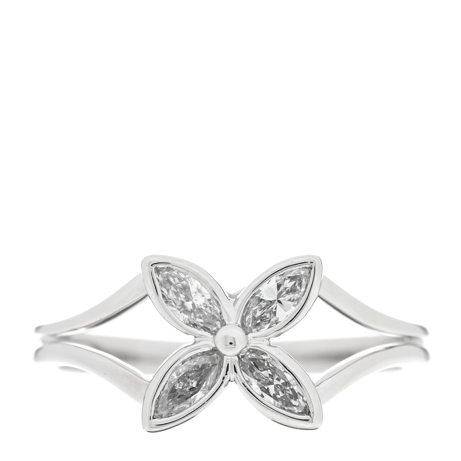 Tiffany Platinum Diamond Victoria Ring 49 5 1 of 4