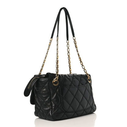 Chanel Calfskin Quilted Retro Chain Camera Case Black 3 of 9