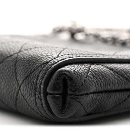 Chanel Caviar Stitched Small CC Pocket Shoulder Black 10 of 11