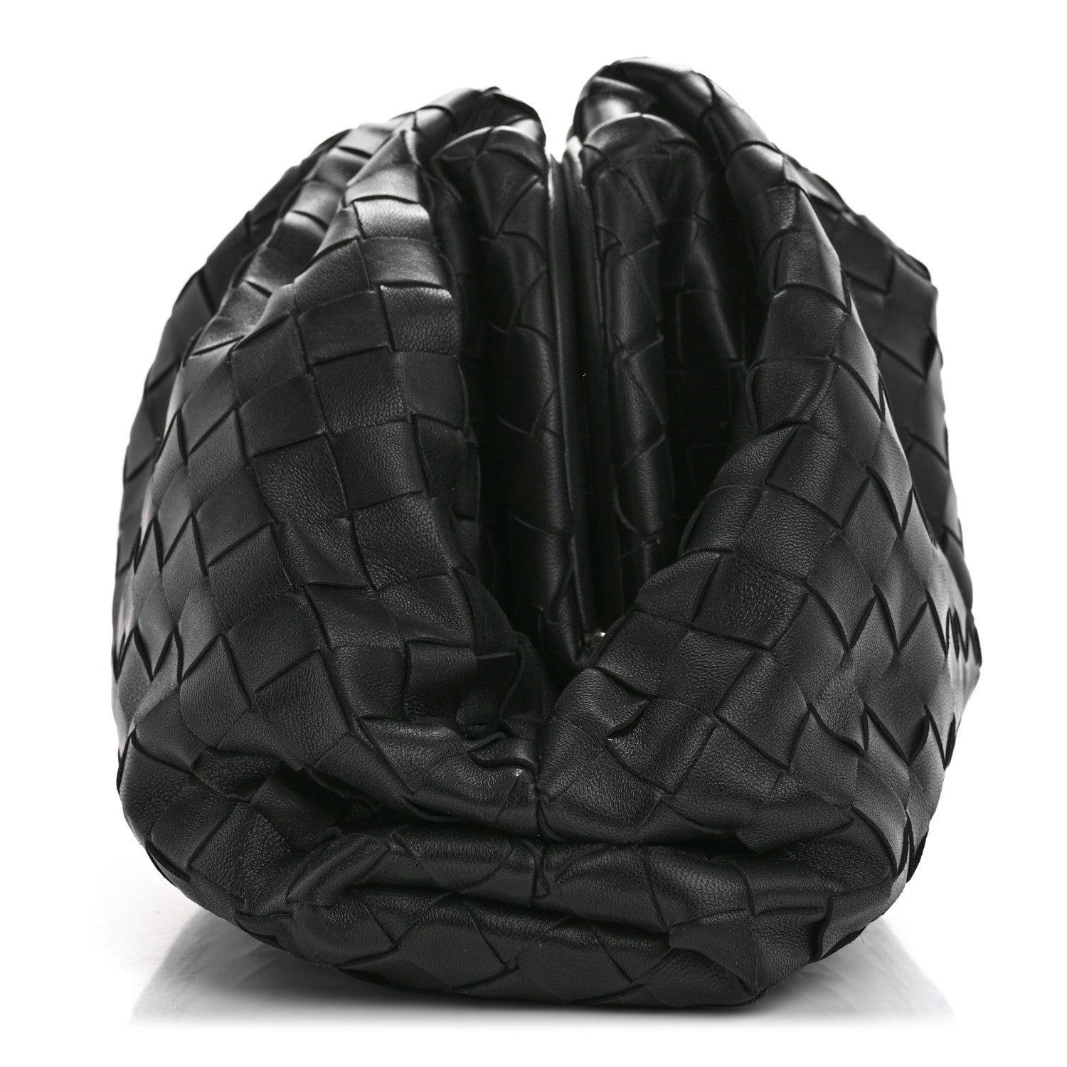 Bottega Veneta Nappa Maxi Intrecciato The Pouch Oversized Clutch Black 9 of 11