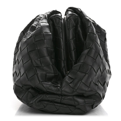 Bottega Veneta Nappa Maxi Intrecciato The Pouch Oversized Clutch Black 9 of 11