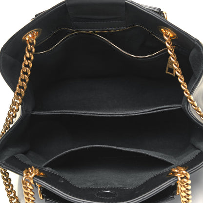 Louis Vuitton Calfskin New Wave Chain Tote Black 8 of 10