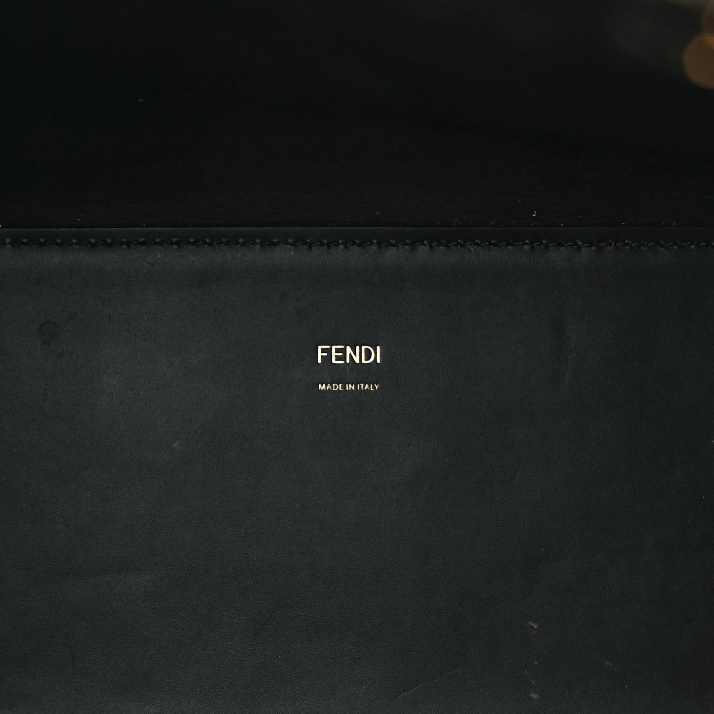 Vitello King Plexiglass Medium Fendi Sunshine Shopper Tote Black