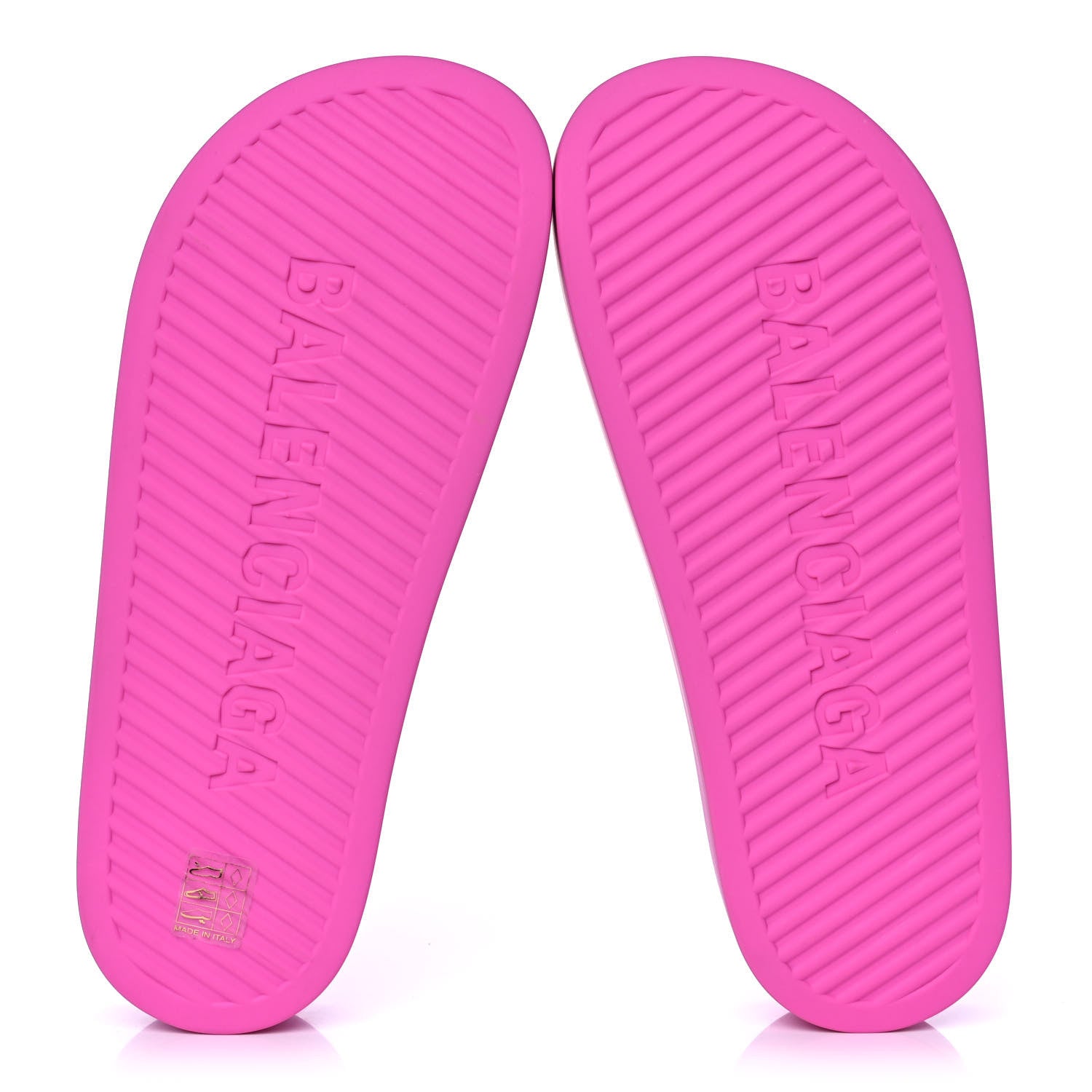 Balenciaga Rubber Womens Chunky Slide Sandals 41 Pink 5 of 9