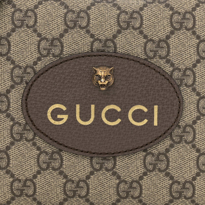 Gucci GG Supreme Monogram Web Neo Vintage Shoulder Bag Beige New Acero Crop 8 of 13