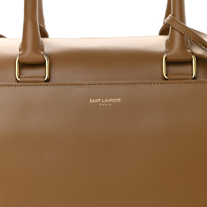 Saint Laurent Calfskin Classic Duffle 6 Camel 8 of 11
