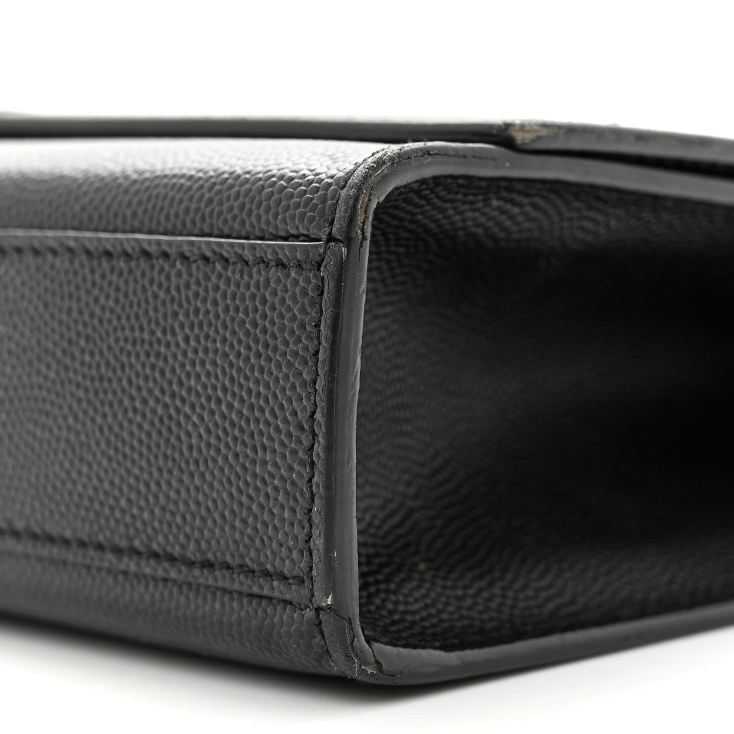 Saint Laurent Grain De Poudre Medium Classic Monogram Kate Satchel Black 9 of 13