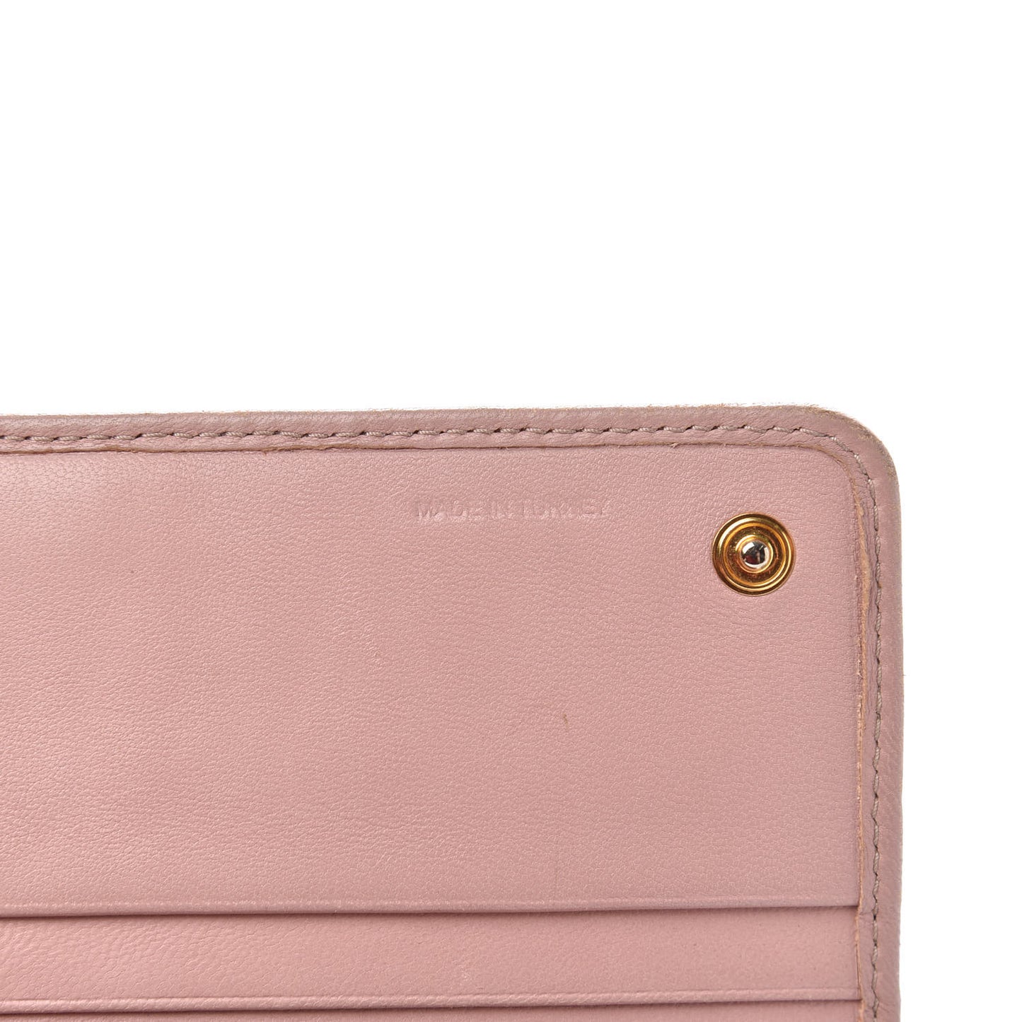 Nappa Matelasse Flap Wallet Orchidea