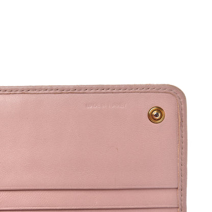 Miu Miu Nappa Matelasse Flap Wallet Orchidea 7 of 11