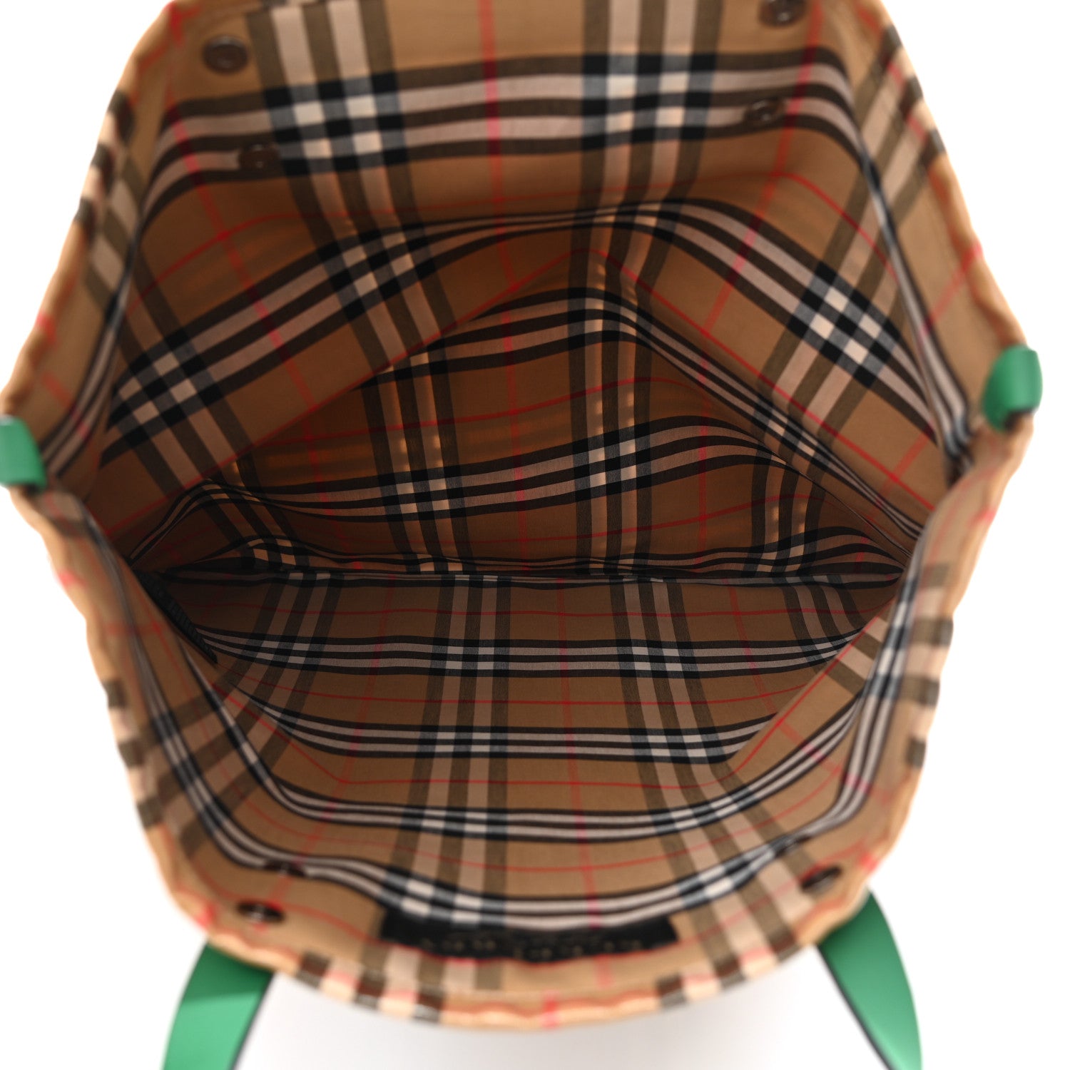 Burberry Coated Canvas Vintage Check Shopper Tote 5 of 11